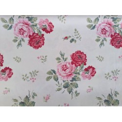 Duck Kumaş Güllü  Desen